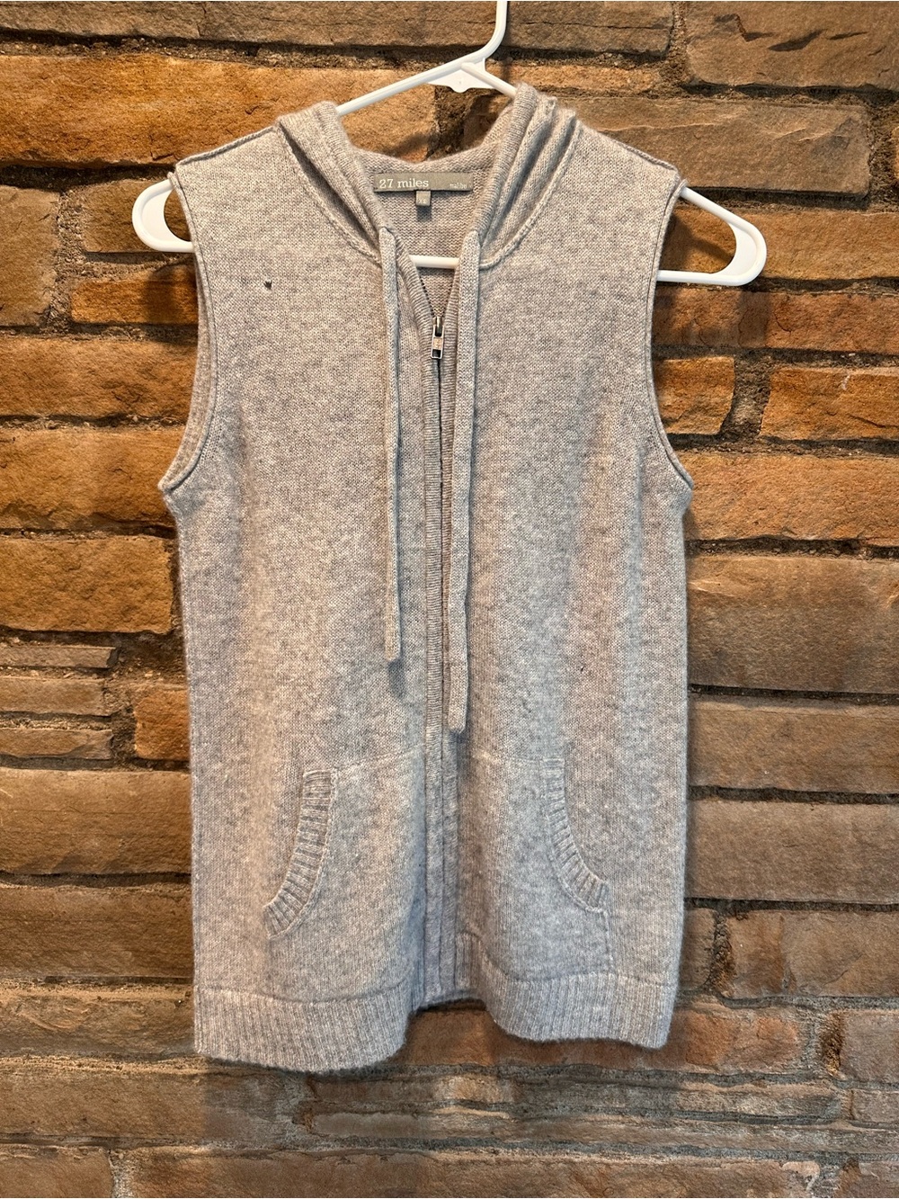27 Miles Malibu Cashmere Sweater Vest XS